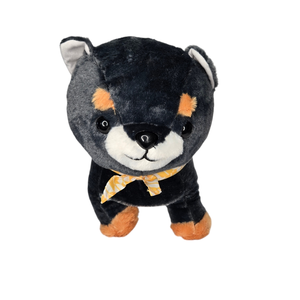 Amuse Mameshiba Brothers Mamejiro Black Tan Shiba Dog 12" Plush Stuffed Animal